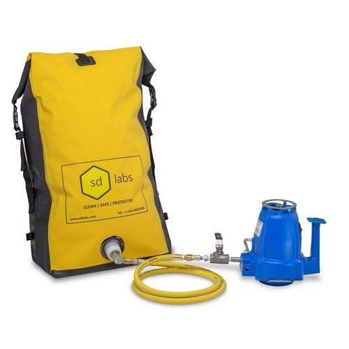 SD Labs Electrostatic Backpack Spray System, 110 VAC, 60 Hz.