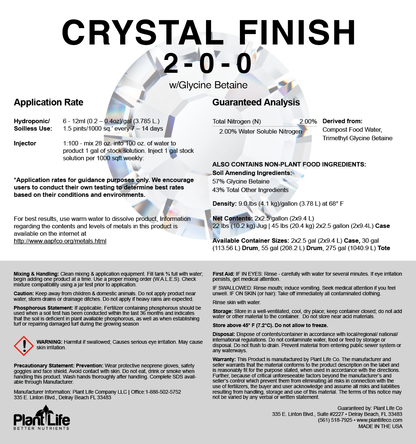 Crystal Finish 2-0-0