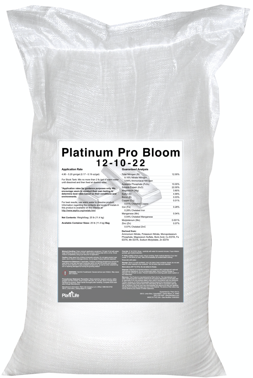 Platinum Pro Bloom 12-10-22