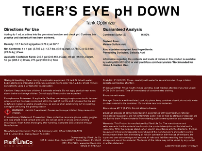 Tiger's Eye pH Down