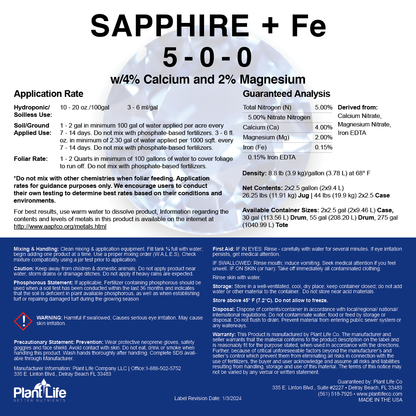 Sapphire Cal Mag 5-0-0