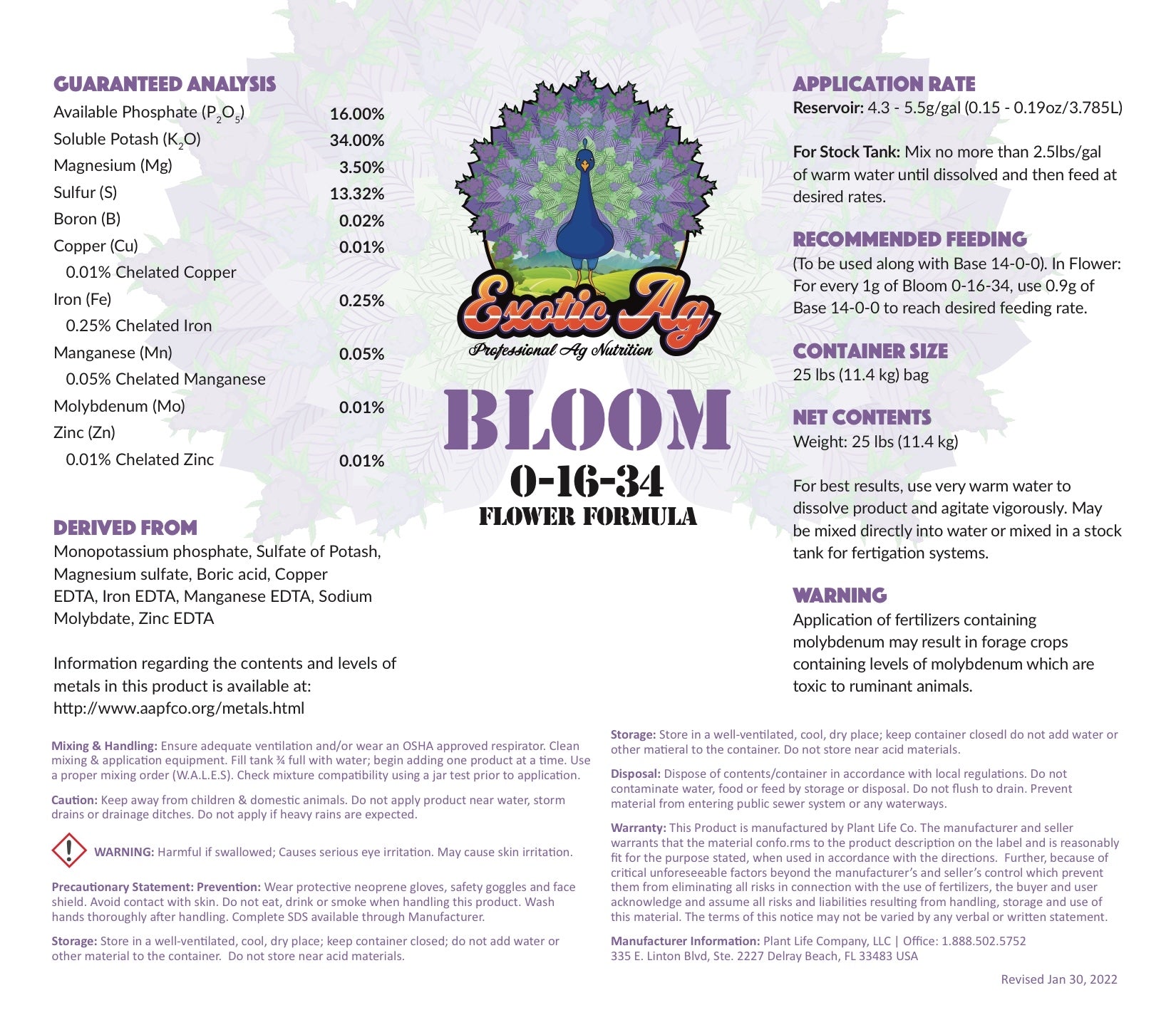 Bloom 0-16-34